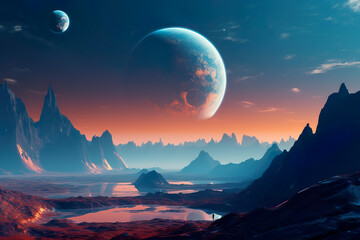 Alone on an unknown planet (generative AI)