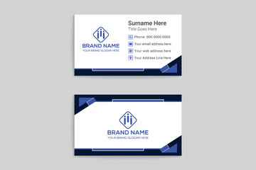 Obraz premium Corporate business card template design