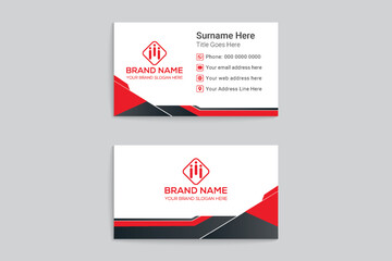Dental healthcare business card template design