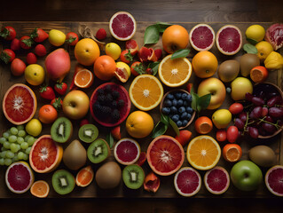 Fresh and Colorful Fruit Pattern for Your Next Recipe Book Cover