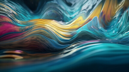 Dynamic Abstractions: A Fusion of Color and Form, Graphic Design Background, Vibrant, Fluid