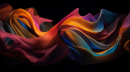 Dynamic Abstractions: A Fusion of Color and Form, Graphic Design Background, Vibrant, Fluid