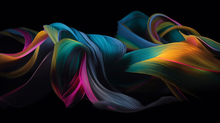 Dynamic Abstractions: A Fusion of Color and Form, Graphic Design Background, Vibrant, Fluid