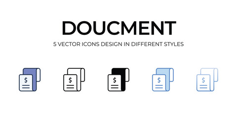 Document icon. Suitable for Web Page, Mobile App, UI, UX and GUI design.