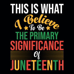 Juneteenth Day t-shirt design, Juneteenth federal holiday