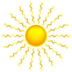 Abstract sun illustration