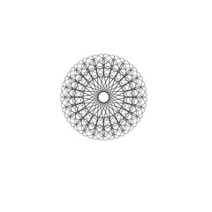 intricate sprial circle spin design