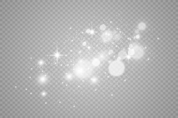 Brilliant gold dust vector shine. Glittering shiny ornaments for background. Vector illustration.
