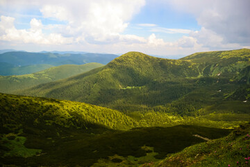Fototapeta premium landscape with mountains