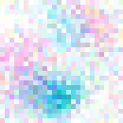 Mosaic colorful abstract background, pink, blue, green, white tones