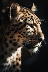 Fototapeta na wymiar Amur Leopard portrait