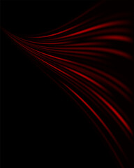 Abstract speed motion black and red background. Vector eps10 illustration.