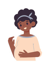 pregnant woman character