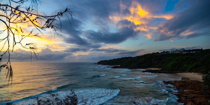 Beautiful unique landscape of popular Sunshine Coast region close to Brisbane, Queensland, Australia. Popular Destinations in the World. 