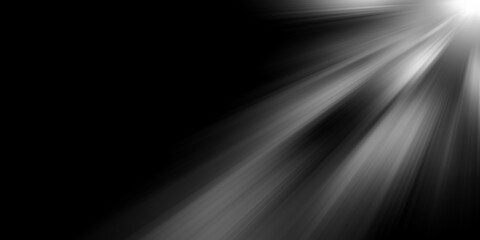 Abstract beautiful rays of light on black background