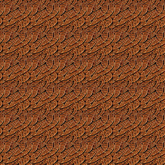 Seamless  pattern of golden texture ornaments