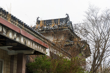 Fototapeta na wymiar 日本の鳥取県鳥取市の古くてとても美しい建物