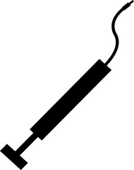 Bicycle fixing tool icon. Bike repair stuff. Pump Flat illustration