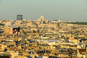 Obraz premium The rooftops of Paris , Europe, France, Ile de France, Paris, in summer, on a sunny day.