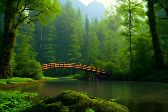 bridge over the river © DJC Design
