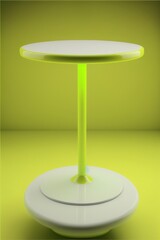 Podium for product advertisement or restaurant menus with beautiful colorful background  Generative AI