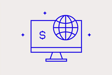 Geometric concept of global business vector illustration in a flat style for website, mobile app, banner, ui ux, web design, business, marketing, landing, infographics, mockup,development	
