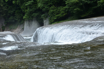 Fototapeta na wymiar Fukiware waterfall, Numata, Gunma, Japan