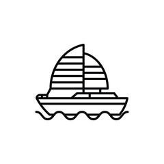 ship icon. outline icon