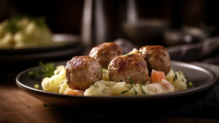 Mouthwatering Meatballs and Potatoes for a Perfect Meal