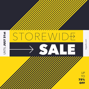 Super Sale Storewide Up to 70% off Flyer - Poster