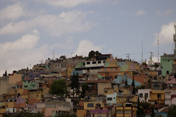 Favelas en Toluca, México