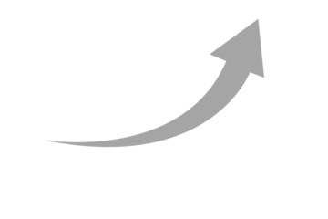 grey curved graph with arrow png file type
