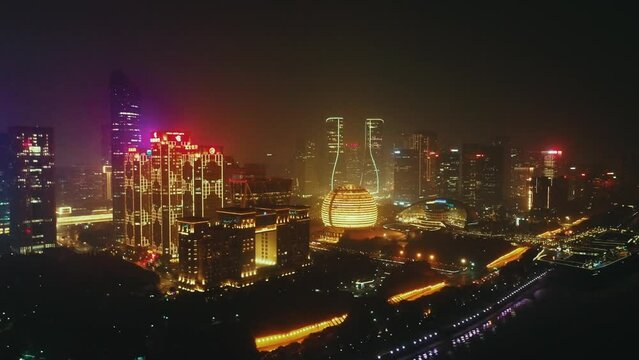 Hangzhou urban buildings