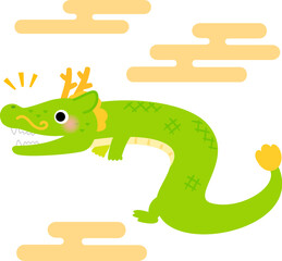 空を飛ぶ竜、辰