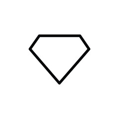 diamond icon vector design template