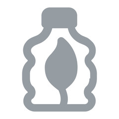 eco bottle icon vector