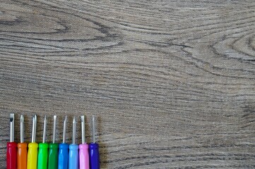 色んな種類の小さいscrewdriver/DIY