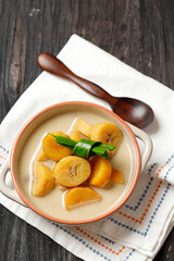 Kolak is Banana and Sweet Potato Compote