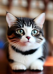 portrait of a cute cat