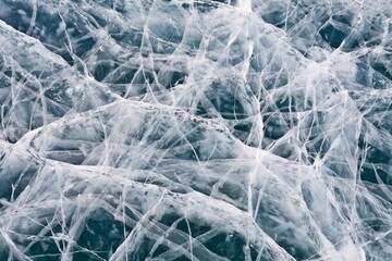 Ice texture original beautiful blue design pattern