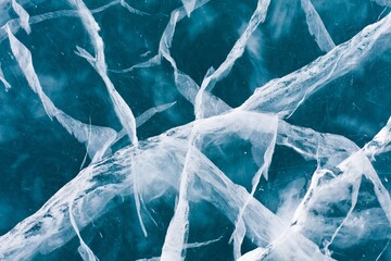 Ice texture original beautiful blue design pattern