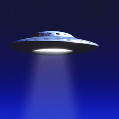Fototapeta na wymiar ufo in space