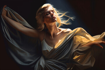 beautiful blonde goddess