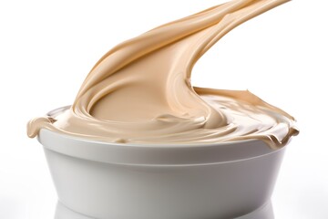 Baking cream ice cream mousse