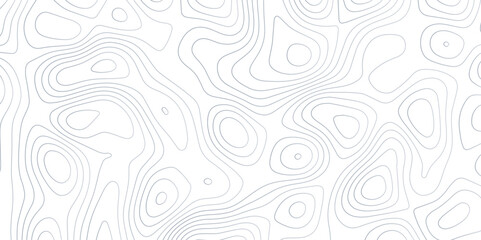 Panorama view gradient multicolor wave curve lines banner background design. Vector illustration. Line topography map contour background .Abstract Topographic map background with wave line.