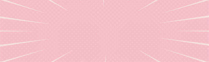 集中線　シンプル　使いやすい　横　横長 　バナー