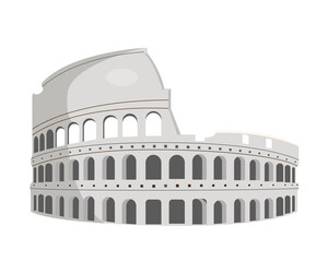 Naklejka premium Colosseum Rome Italy famous landmark