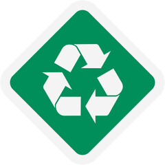 Sticker Recycle Material Recycling Life Zero Waste Lifestyle
