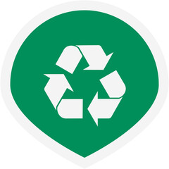 Sticker Recycle Material Recycling Life Zero Waste Lifestyle
