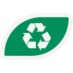 Sticker Recycle Material Recycling Life Zero Waste Lifestyle
